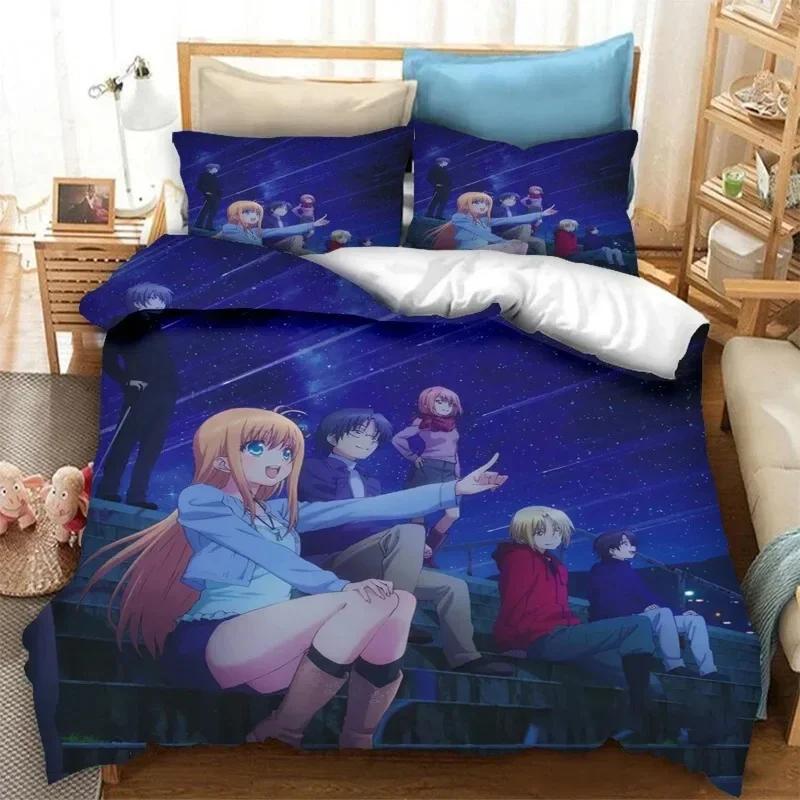 3D Print Anime Kawaii Girls Nao Tomori Bedding Set Double Twin King Duvet Cover Comforter Pillowcase Boys Girls Adults Bedroom