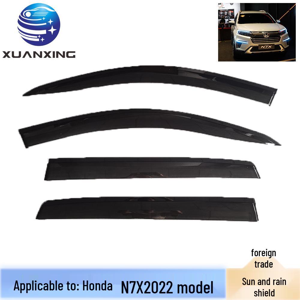 Honda N7X 2022 Rain Visor & Deflector, Black Warrior Modification