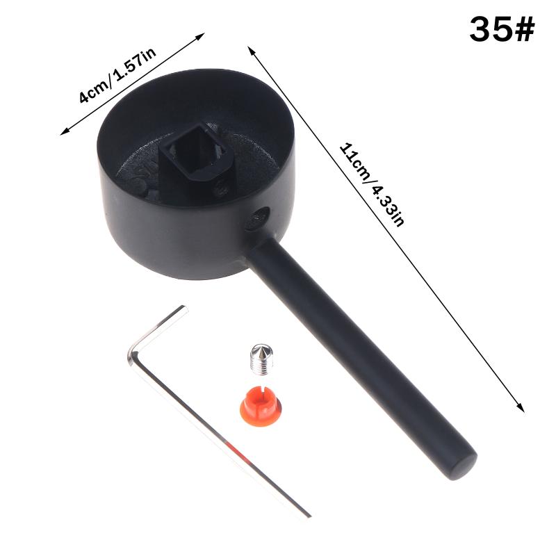 Náhradní rukojeť baterie do koupelny Pokovené kohoutky Příslušenství Pro Velikost 35 / 40 Kartušová Cívka Rukojeť Baterie