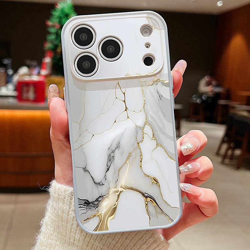 Sandstone Marble Pattern Case For iPhone 17 Pro Max Funda iPhone 16 15 14 13 Pro Max Magnetic For Magsafe Hybrid Slim Matte Cover