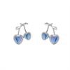 Sweet and Cool Spice Girls Laser Cherry Love Earrings New Year's Tide Niche Earrings Earrings Women's New