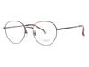 Alloaiweeo [Aloxrounz] Ar8011A C4 Modern Round Beta Titanium Ip Plated Glasses