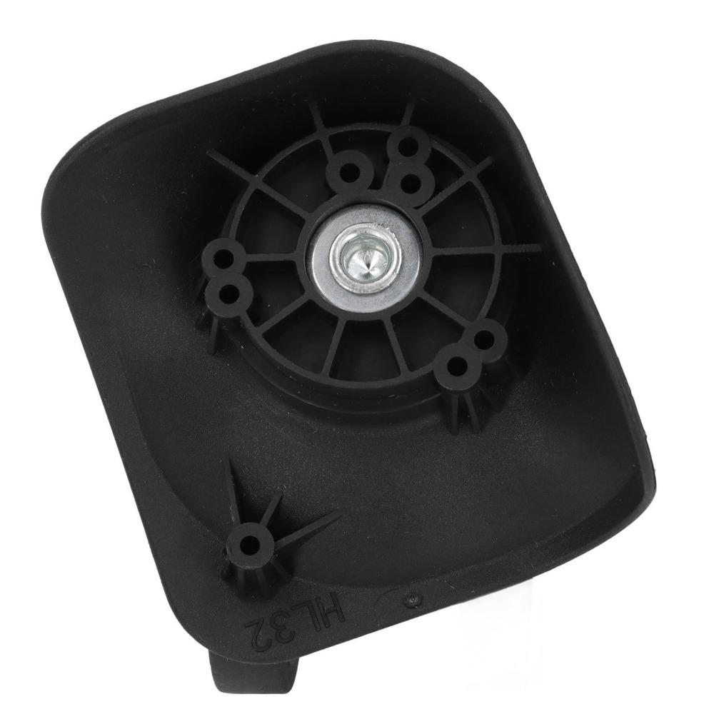 2 Pcs Silent Shock Absorbing Luggage Wheels 360 Degree Rotating Double Row Universal Wheels Matching Screws