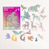 45 Sheets Gold Foil Laser Sticker Pack Sparkling Holographic Effect Self-Adhesive For Journal Scrapbook DIY Craft Decoration