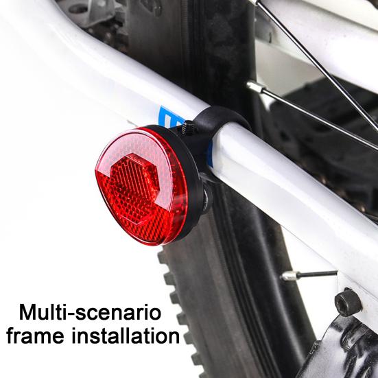 Bicycle Tail Light for AirTag Anti-Theft Lightweight Waterproof Super Bright Road Mountain Bike Lamp Night Riding Warming LED Lamp
