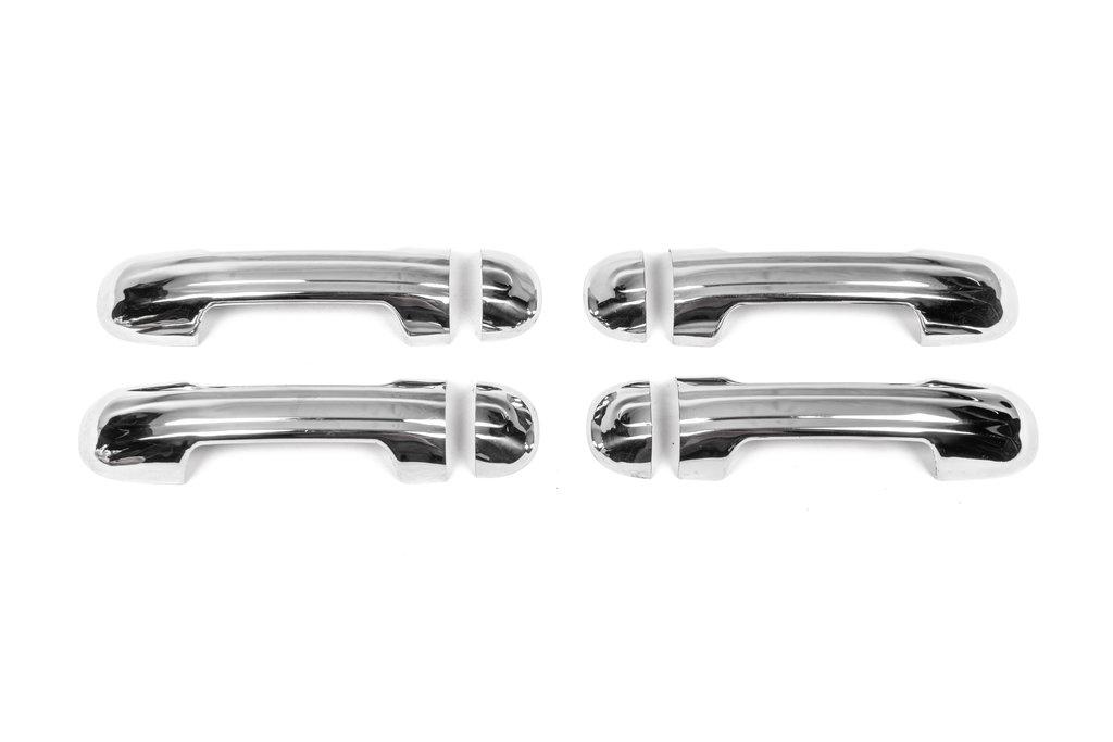 Handle Pads (4 Pcs, Stainless Steel) OmsaLine - Italian Stainless Steel for Ford Connect 2006-2009