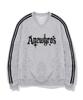 ANEWBROS Rusty Oversized Track V-Neck Sweatshirt 5 Colors [Anbv_9004]