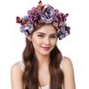 Bohemian Style Hairband Artificial Flowers Headdress Trend Hair Hoop  Women