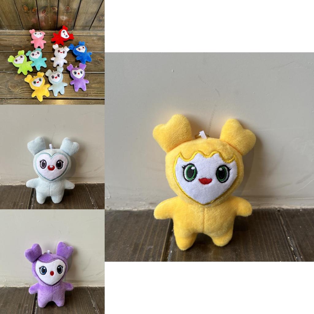 Adorable 3.9" Superstar Twice Momo Plush Toy Keychain Bag Pendant
