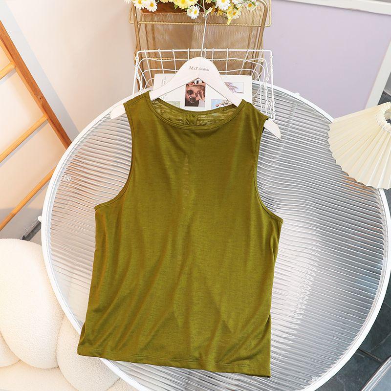 

Экспорт Тот же стиль ~ Ощущение обнаженности Разрез сзади Перекрученная одежда для йоги Блузка Легкая Дышащая Выжженная текстура Спортивный жилет для женщин Medium olive 6 (47.50 kg-62.50 kg can wear)