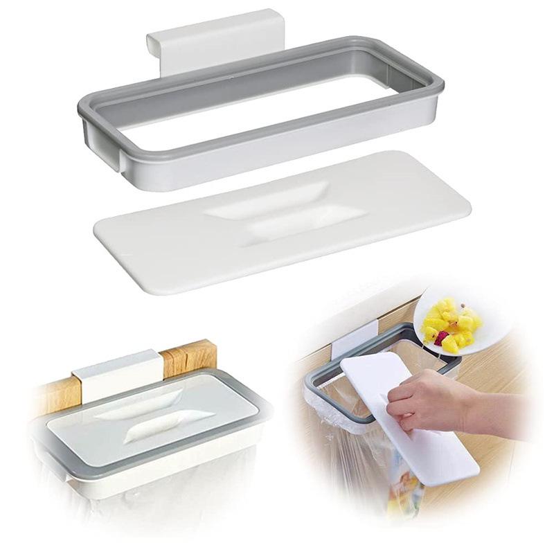 Wandmontierter Küchenmüllständer und Eimer