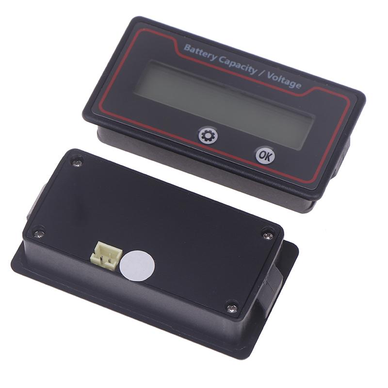Car Battery Charge Level Indicator 12V 24V 36V 48V 60V 72V Lithium Battery Capacity Meter Tester Display Led Tester Voltmeter