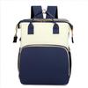 Versatile Outdoor Diaper Backpack with Portable Baby Bed