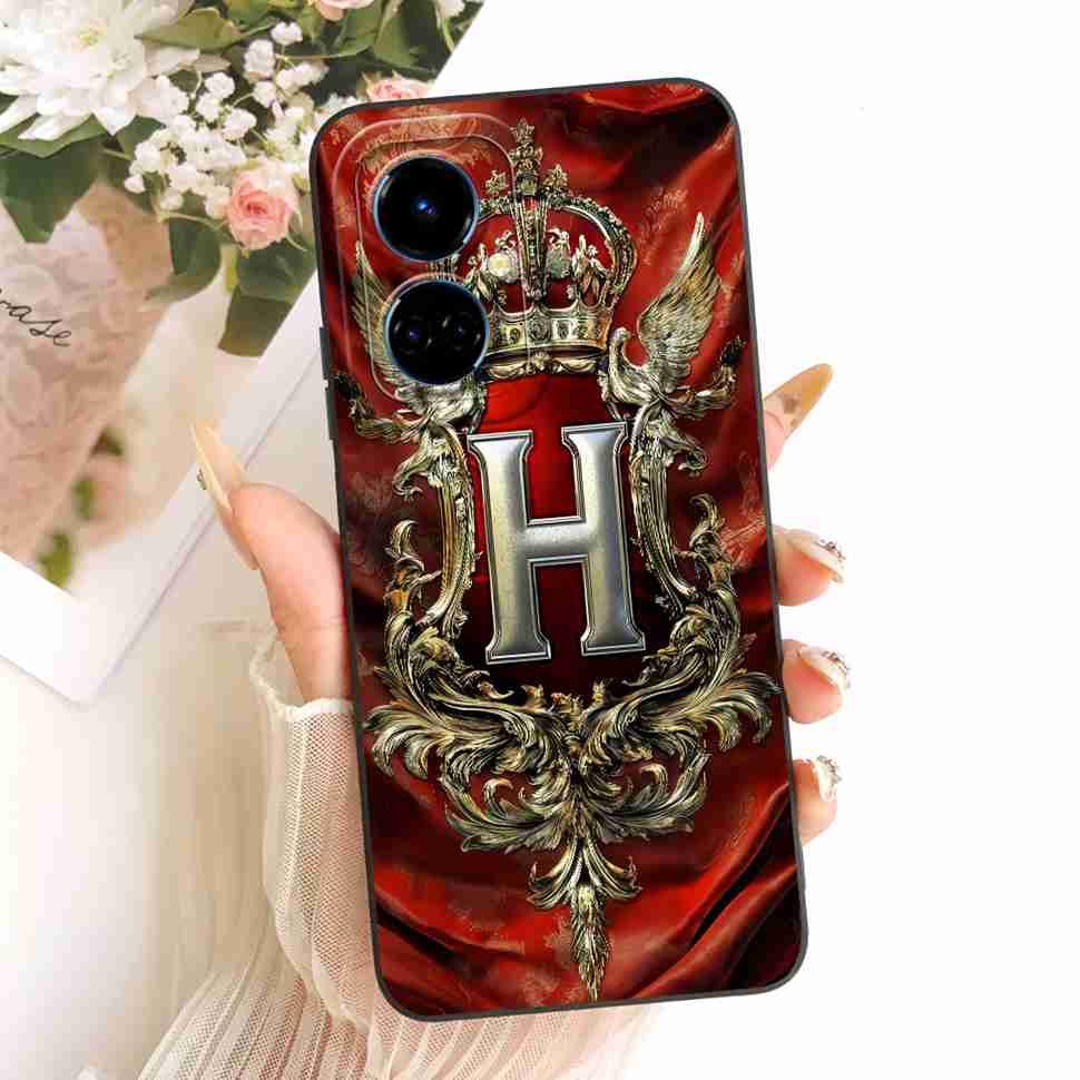 For Tecno Camon 19 Pro Case Cute Crown Letters Cover Phone Case For Camon 19 Camon19 Pro Soft Silicone Bags