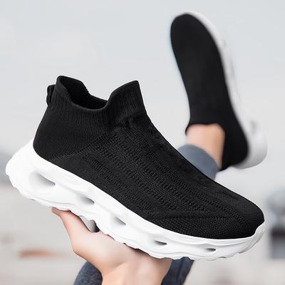 Sportdamenschuhe in Übergröße, atmungsaktive Fliegenstrick-Socken-Schuhe, Slipper, bequeme Schuhe, Paarschuhe