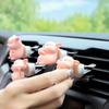 Scent Aromas Diffuser Cute Pig Car Air Freshener Perfume Clip Air Outlet Aromatherapy Clip