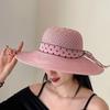 Sun Protection Hat For Women With Wide Brim And Butterfly Bow Summer Beach Beachwear