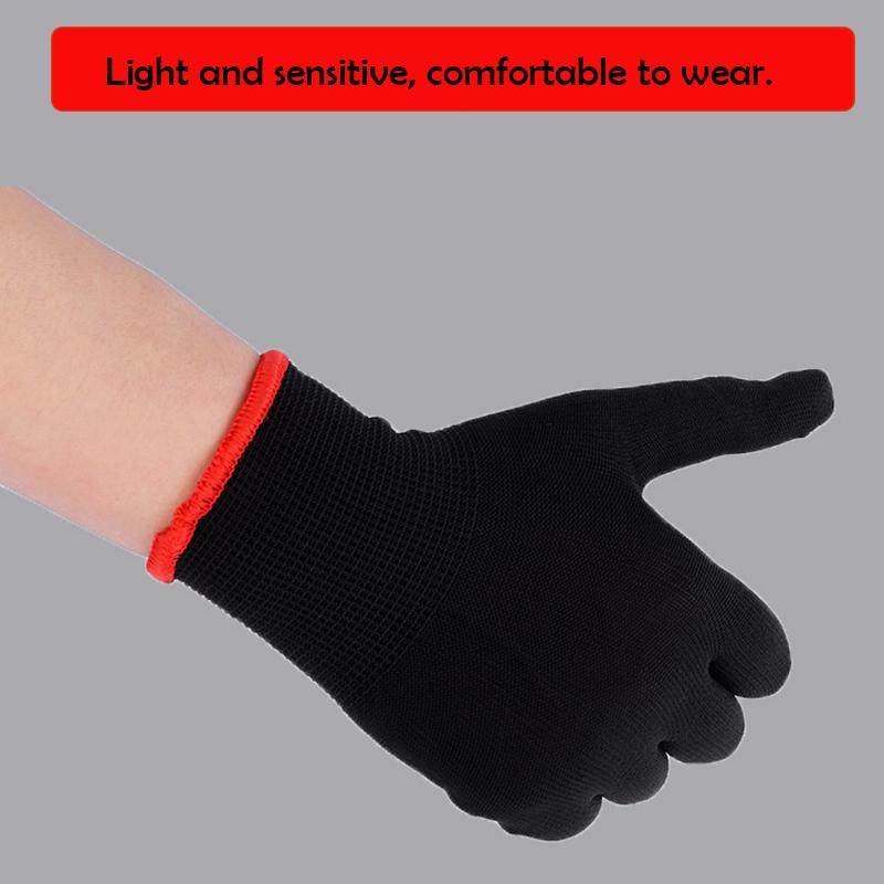 ALIWRAP 5/10 Paar Auto-Folienhandschuhe Antistatische Fensterfolien-Montagehandschuhe Fingerspitzen-Arbeitshandschuhe Auto-Folierungswerkzeuge