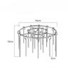 304 Stainless Steel Air Fryer Grill Rack, Multi-purpose Skewer Stand for Kitchen & Outdoor Barbecue
