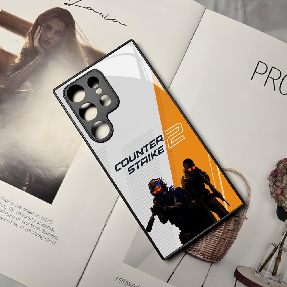 

Игровой чехол C-Counter-Strike CS2 для телефона Samsung Galaxy S26 S25 S24 S23 S22 S20 S21 Edge Ultra Plus Fe Цветной Серебристый Чехол Galaxy S25