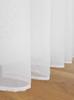 Ready-made white voile curtain 300x250 cm with eyelets - smooth