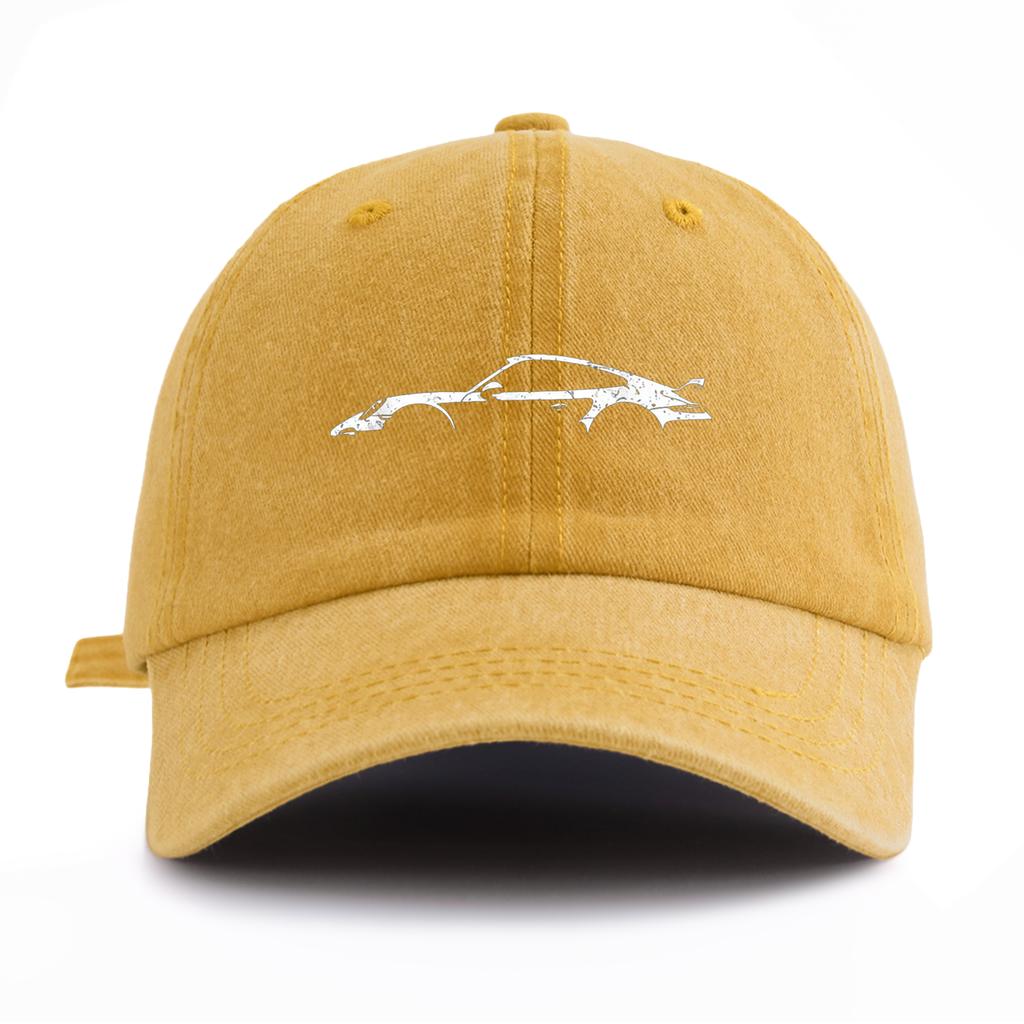 1 Stück 911 Aufdruck Gewaschene Baseballkappe für Erwachsene Minimalistischer Retro-Stil Lässig Weich Verstellbar Papa-Hut Perfekt als Geschenk