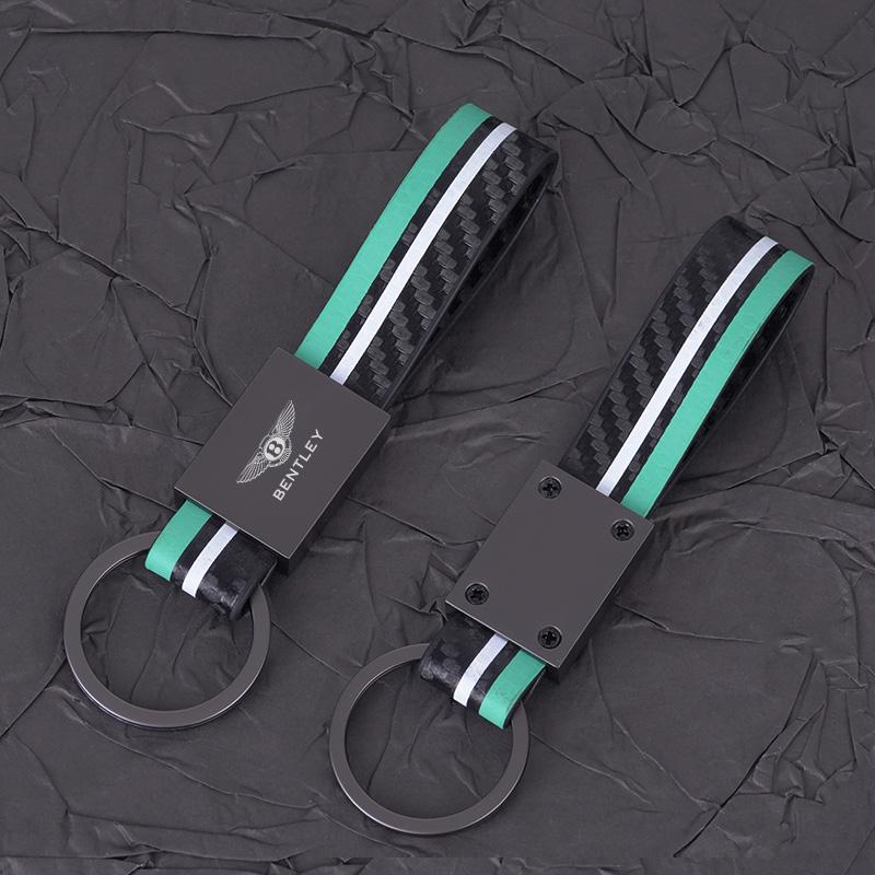 1PC Luxury B-Bentley-B Badge Car Keychain Keyring Key Chain For Bentley Flying Spur Continental GT Bentayga Mulsanne Accessories