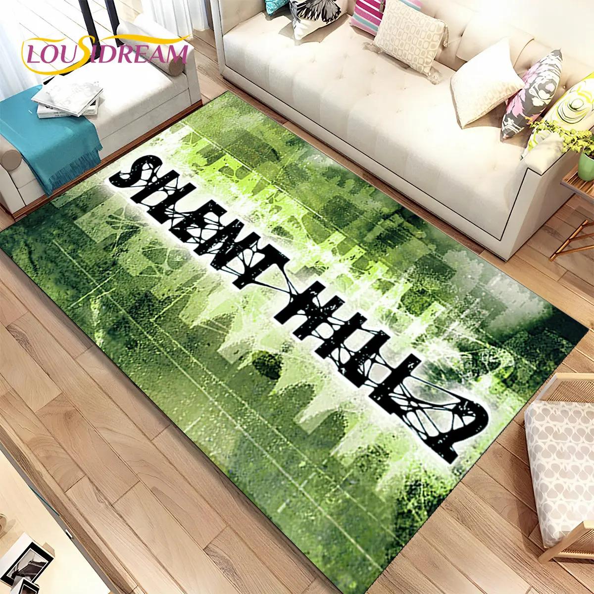 

Коврик для игр в фильмах ужасов Silent Hill, коврик для гостиной, спальни, дивана, коврик для двери, детский нескользящий напольный коврик 40x60cm(15x23in)
