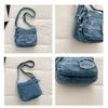 Lightweight Large Capacity Denim Multipurpose Storage Bag for Daily Use