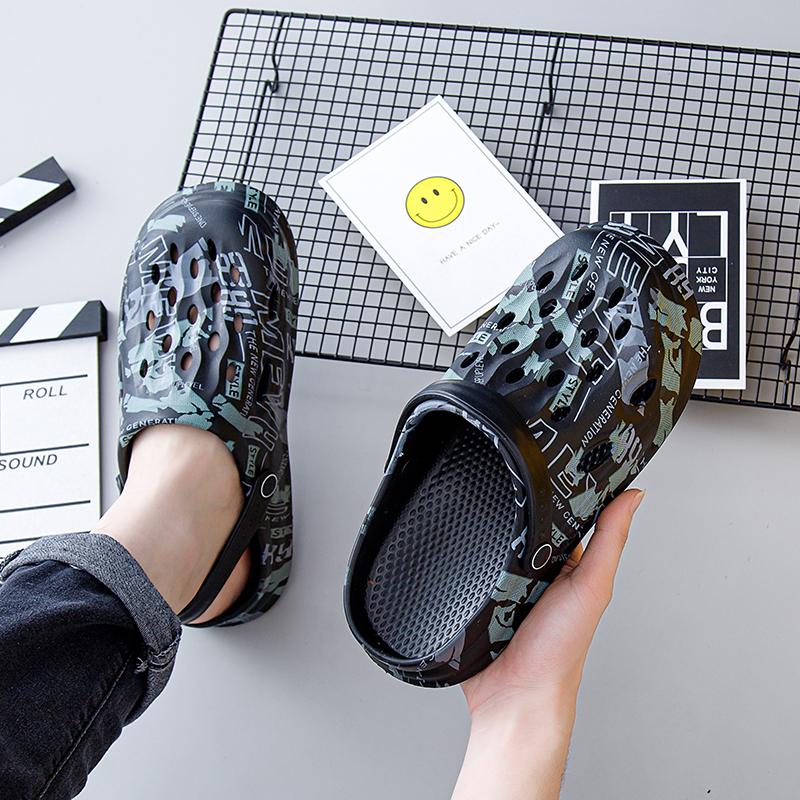 

Сандалии Guan Meng - Crocs, пляжная обувь, сандалии с закрытым носком, размер 40-45, в достаточном количестве 40 чёрный