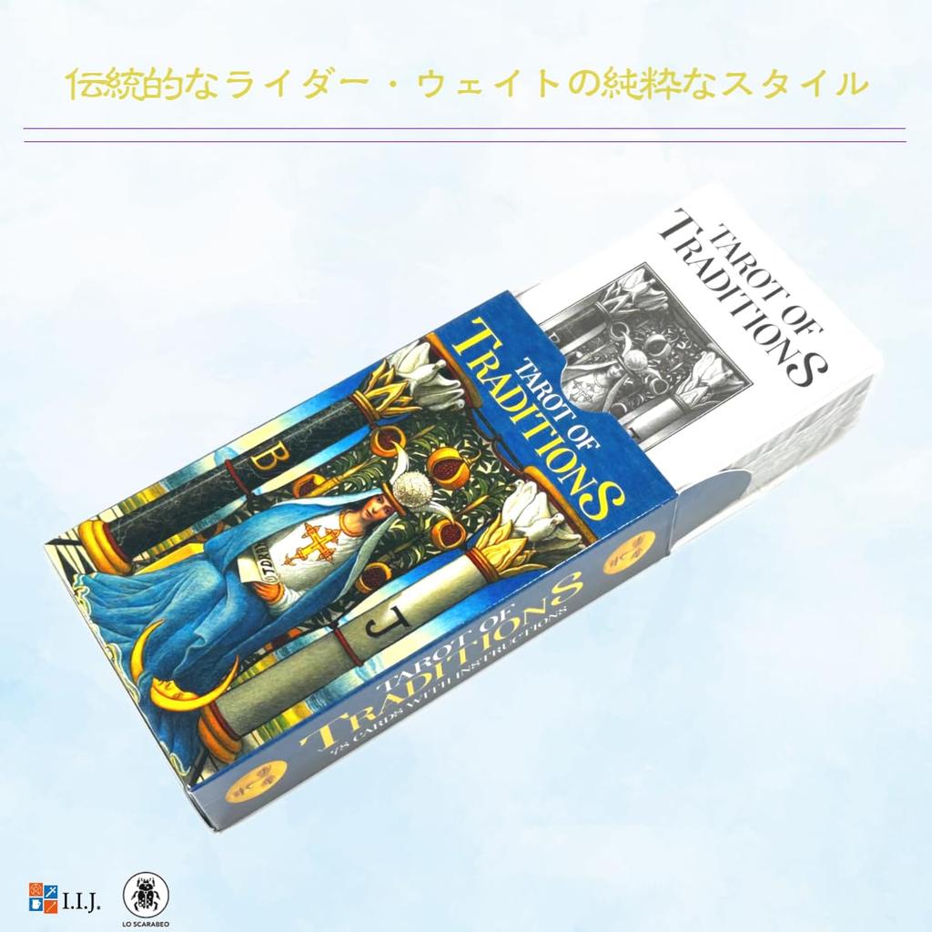 Tarot of Traditions Tarot of Traditions Waite Edition 78 Cards Tarot Reading with Japanese Authentic I.I.J Instructions,