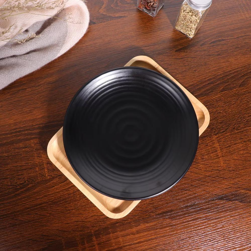 6pcs Imitation Porcelain Round Melamine Plate Japanese Style Salad Plate Sushi Dish Meal Dish  Sushi