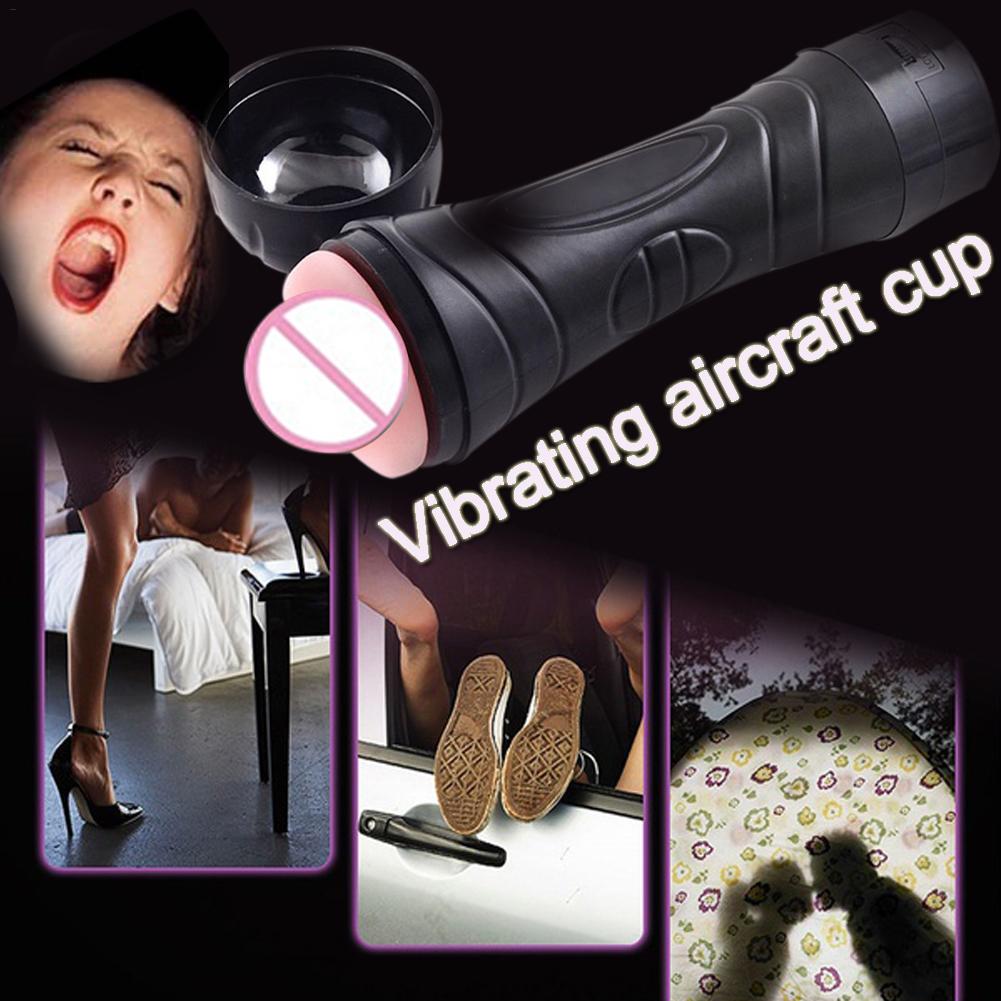 Adult Products Electric Vagina Sex Electric Vibration Masturbation Cup Male Masturbator Aircraft Cup