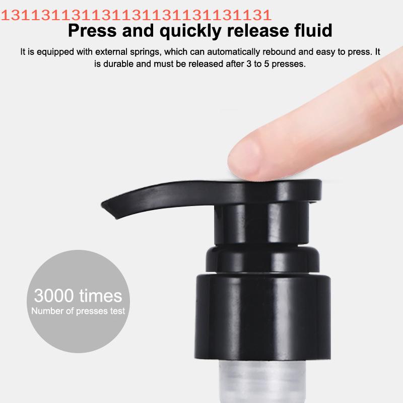 PP Soap Pump Liquid Dispenser Head Round Push Type With 28 Thread Bath Bottle Press Nozzle Lotion Tube For Bath Accessory