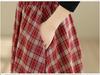 2025 Autumn/Winter High Waist Slimming Plaid Skirt - Mid-Length Japanese Style
