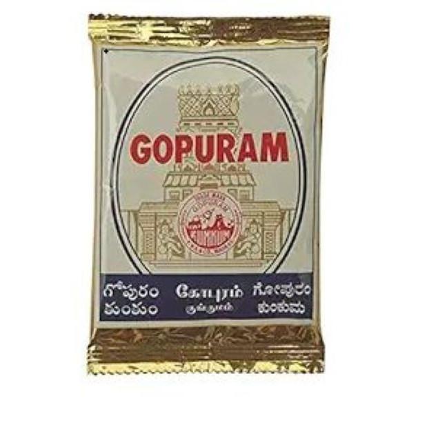 

RSINC Gopuram Kumkum Powder (9 cm, 40 gm, Brown)- Pack of 5 JL186395493232