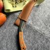 Mongolian Damascus Pattern Re-engraved Knife Household Fruit Knife Portable Boning Knife Steak Meat Cutting Knife Sharp