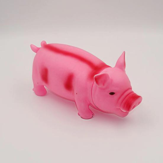 Schreiendes Schwein Quietschespielzeug mit realistischem Geräusch Weiches TPR Stressabbau Fidget für Kinder Erwachsene Niedliches tierförmiges Dekompressions-Gadget