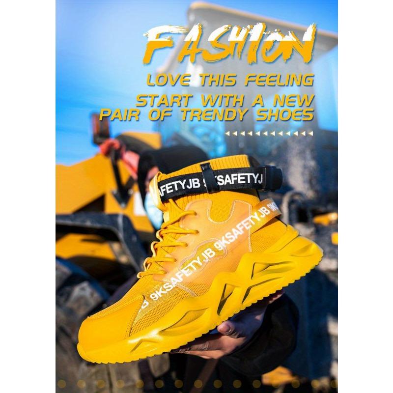 Unisex Steel Toe Boots Lightweight Comfortable Safety Work Shoes