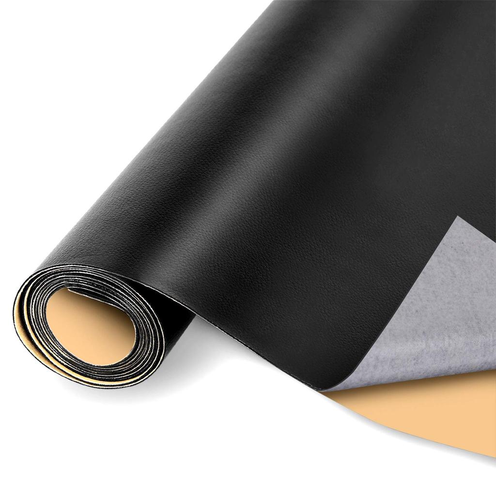 Wahuu Adhesive Leather Synthetic Leather Leather Faux Leather Sofa Repair DIY 138cm x 55cm Fabric, Sticker, Fabric, Sticker, Waterproof, Soft,