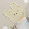 Bear Shape Kids Table Mat Waterproof Baby Placemat Cute Baby Silicone Placemat  Baby
