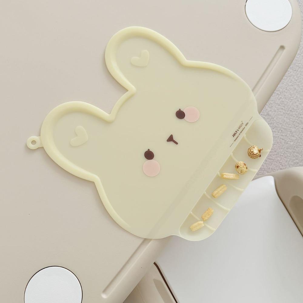 Bear Shape Kids Table Mat Waterproof Baby Placemat Cute Baby Silicone Placemat Baby