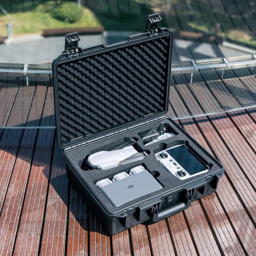 Lykus Titan MA310 Waterproof Case for DJI Air 3S/Air 3 Fly More Combo, DJI RC2/RC-N3/RC-N2 Transmitters, and RC Straps (Case Only)