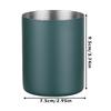 1pcs Thickened Pen Container Stainless Steel Stationery Storage Bucket Simple Pen Holder  Students