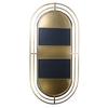 ART DECO MIRROR WITH GOLDEN METAL FRAME