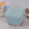 Washable Ottoman Cover Footrest Covers Elastic Seat Protective Case Chair Covers Footstool Protector Covers Without Stool