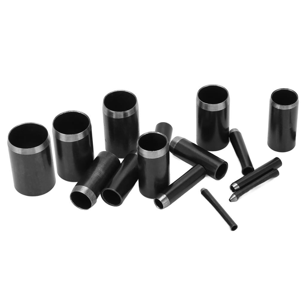 15 Pcs Leather Punch Mold Incisive Edges High Density 1 To 15mm Hollow Punch Cutter for DIY Leather