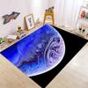 Moderner Abstrakter Mond Teppich Schlafzimmer Wohnzimmer Dekoration Kleiderschrank Schuhschrank Bodenmatte Lounge Balkon Kissen Geburtstagsgeschenk