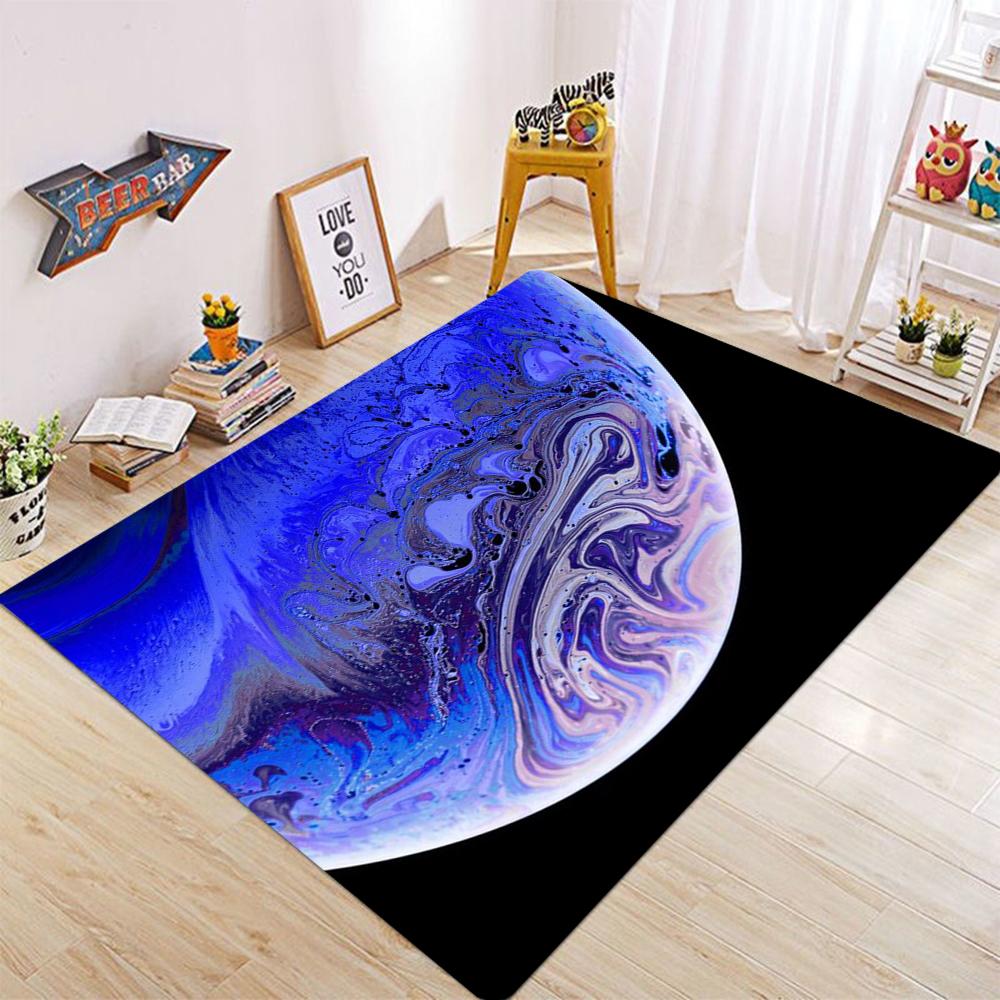 Moderner Abstrakter Mond Teppich Schlafzimmer Wohnzimmer Dekoration Kleiderschrank Schuhschrank Bodenmatte Lounge Balkon Kissen Geburtstagsgeschenk