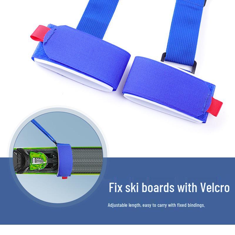 Portable Winter Ski Straps: Handheld or Backpack Double Board Fixing Strap